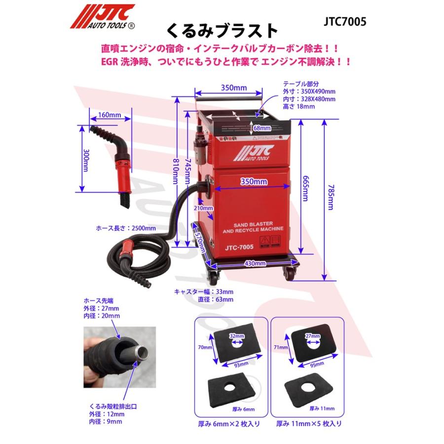 JTC くるみブラスト用研磨剤 くるみ殻粒 5kg インテークバルブの