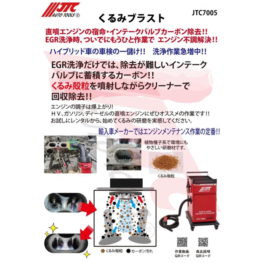 JTC くるみブラスト用研磨剤 くるみ殻粒 5kg インテークバルブの