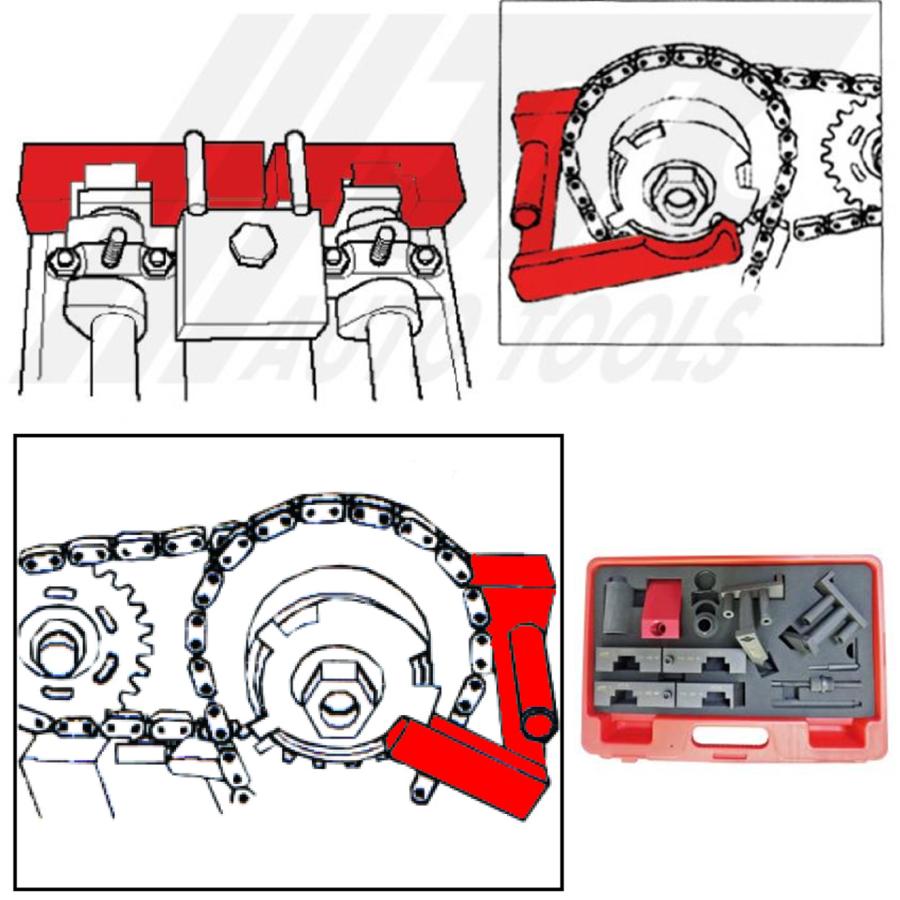 特販割40% JTC4909A BMW用 チェーンテンショナーロッキングツールセット メーカー直送