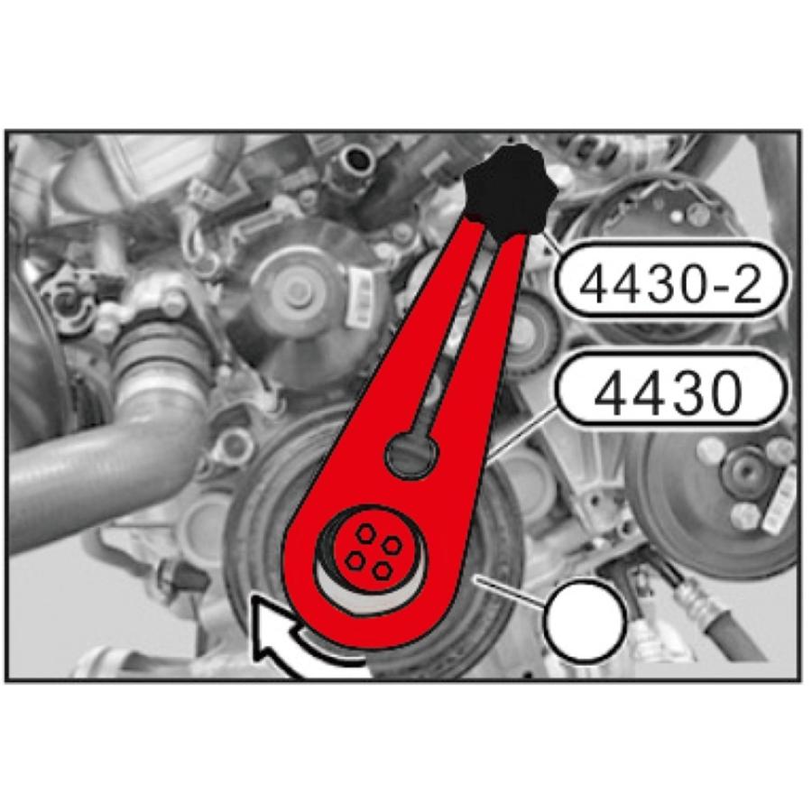 JTC JTC4430 クランクシャフトプーリーホルダー BMW用 N47/57エンジン