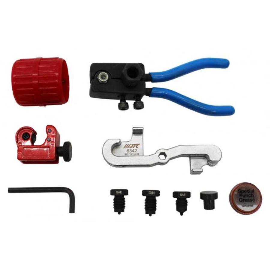 JTC JTC6342 ブレーキチューブフレアツールセット SAE・DIN シングル
