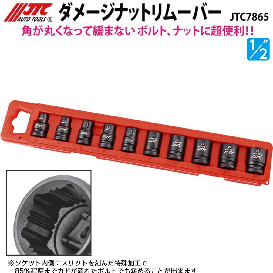JTC JTC7865 ダメージナットリムーバー インパクト用 メーカー直送
