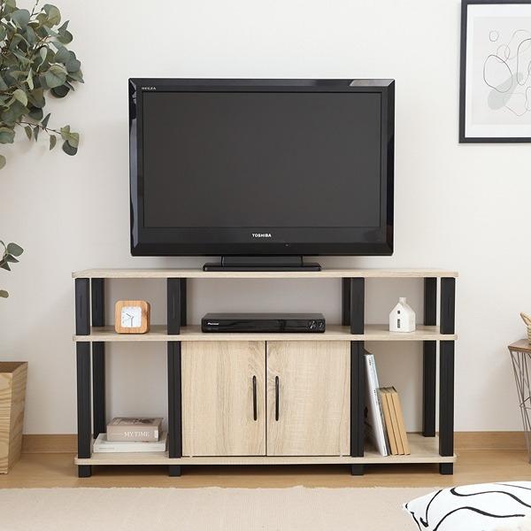フィット ハイTVラック オーク W1100×D295×H589 テレビ台 テレビボード