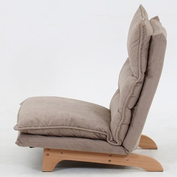 リューネ 連結出来るフロアチェア ベージュ W620×D800〜1100×H650〜840 チェア フロアソファ ソファ 座椅子 不二貿易 インテリア家具 法人様限定