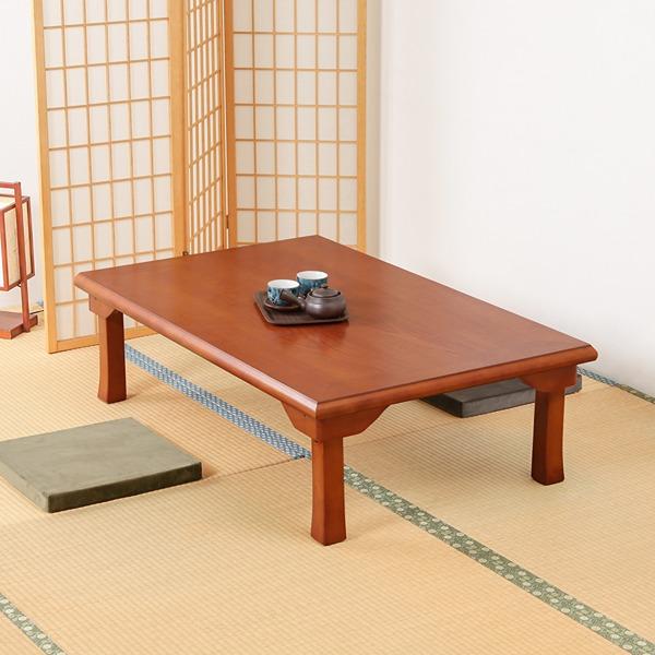 今月末までの期間限定出品 昭和レトロ 折りたたみ式ブラウンテーブル ２台 折脚和風座卓 オークブラウン W1200×D750×H340 天然木 リビング