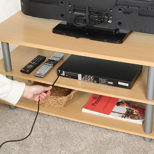 90 2台セット W900×D400×H405 ラック テレビボード テレビ台 収納 不二貿易 インテリア家具  【モノトーン】 法人様限定