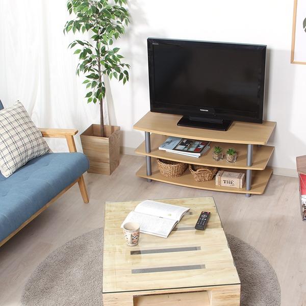 90 2台セット W900×D400×H405 ラック テレビボード テレビ台 収納 不二貿易 インテリア家具  【モノトーン】 法人様限定