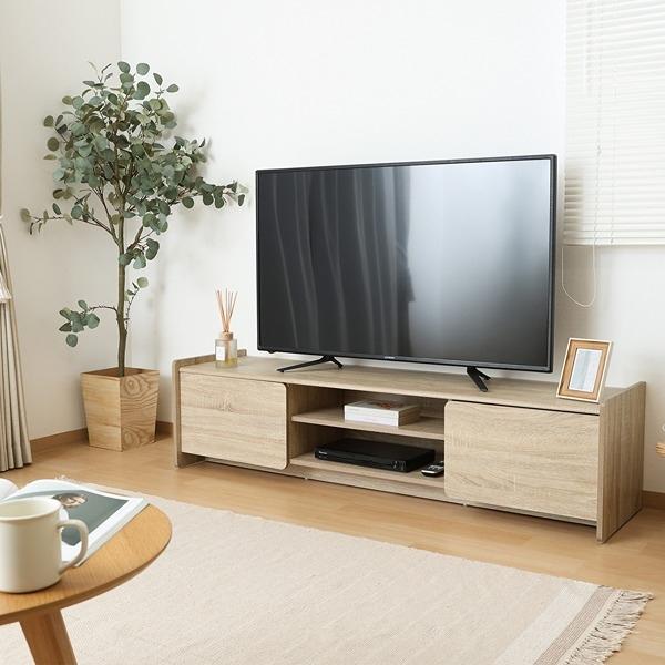 ヘーゼル TVボード 160幅 ホワイトオーク W1590×D395×H395 テレビ台