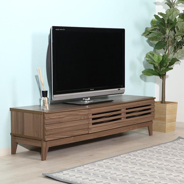 ライン TV台 150幅 ミディアムブラウン W1500×D420×H385 テレビボード