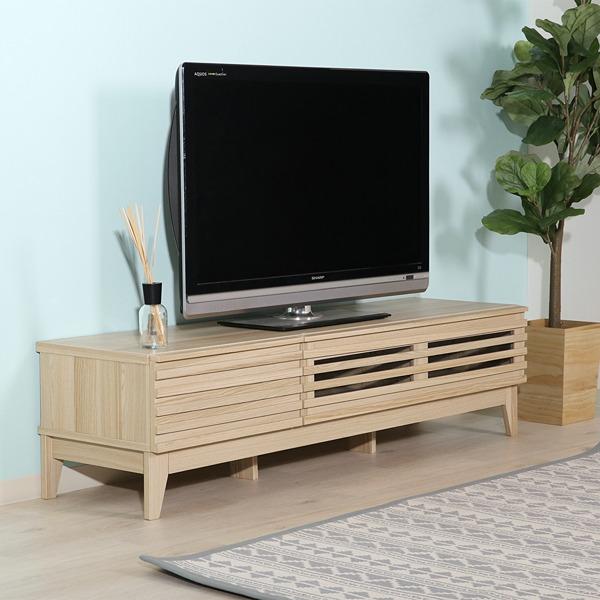 ライン TV台 150幅 ナチュラル W1500×D420×H385 テレビボード テレビ台