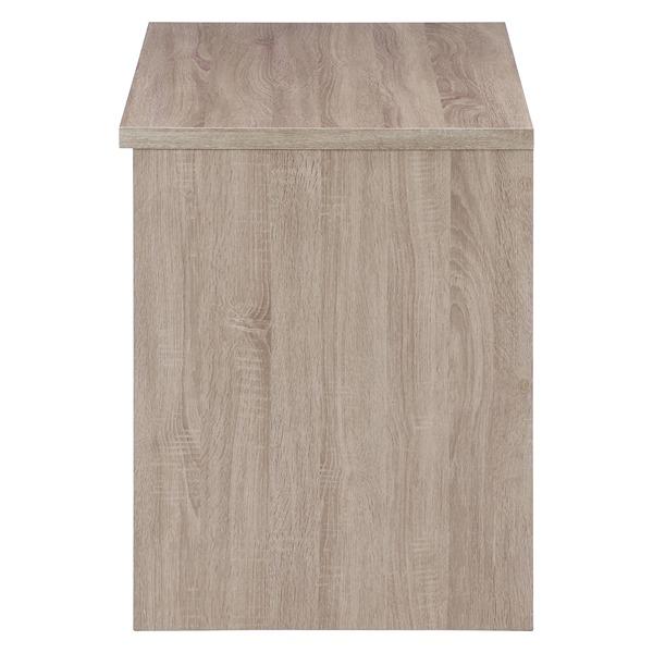 デスク2点セット ホワイトオーク W1010×D590×H725 リビングデスク