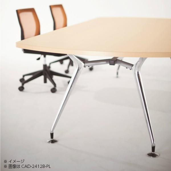 会議テーブル 角型 幅1800×奥行900×高さ720mm 4本脚 スタンダード 
