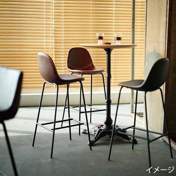 チェア スチール ブラック PUレザー カルロスS cherry 桜屋工業 チェア スチールチェア エントランス ロビー カフェ 喫茶店 バル レストラン 業務用_6
