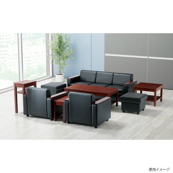 応接用 サイドテーブル W600×300×H450 CTM-6030 単品 1台 ローテーブル
