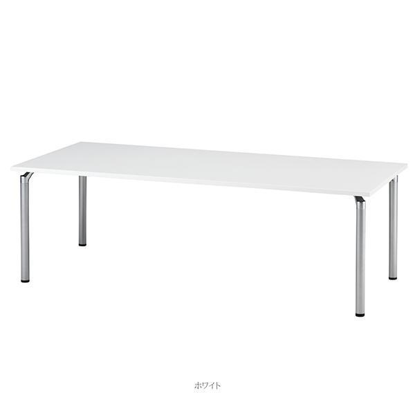 ミーティングテーブル 幅1800×奥行750×高さ700mm 角型 会議テーブル 4
