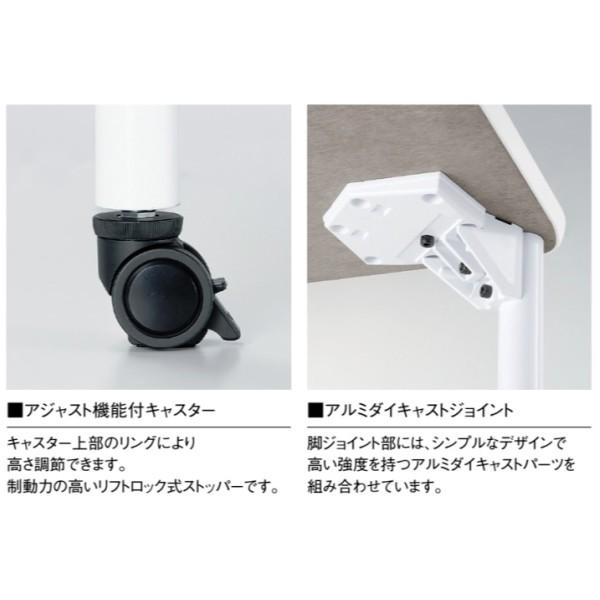 会議テーブル ビーンズ型 幅1500×奥行900×高さ700mm キャスター 会議テーブル ビーンズ型 幅1500×奥行900×高さ700mm キャスター