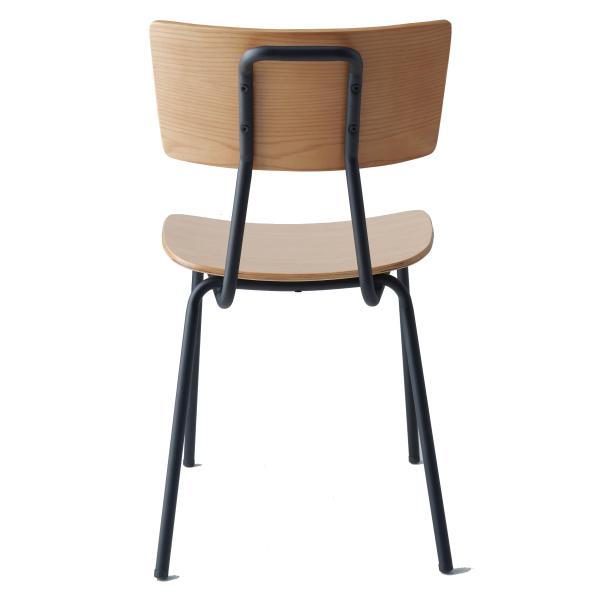 2脚セット ミーティングチェア クッション無し 木製 GD-1011 会議