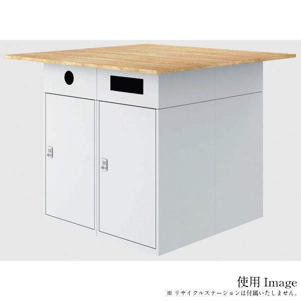 スチール製ロッカー 3扉 木製天板付き 木製ロッカー3人用 | オリジナルオフィス家具の通販‐おまかせオフィス