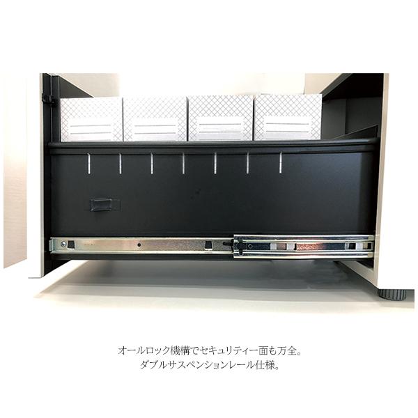 オフィスデスク 幅1400mm ニューグレー 1400 事務机 両袖机 2段/2段 鍵付き 1400×700mm スチールデスク 両袖デスク デスク 事務デスクの画像