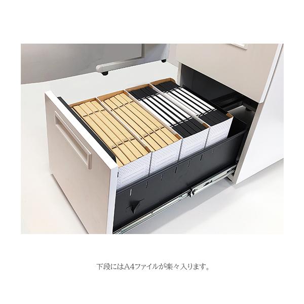 ワゴン 3段 鍵付き 400×700mm サイドキャビネット スチール ワゴン 3段 鍵付き 400×700mm サイドキャビネット スチール