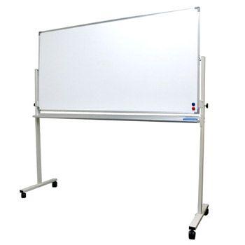 片面 脚付ホワイトボード W1800mm マグネット+イレーサー付 GD-338 