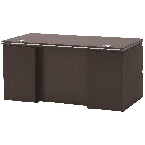 役員用デスク 幅1800 ダークブラウン色 マネジメントデスク