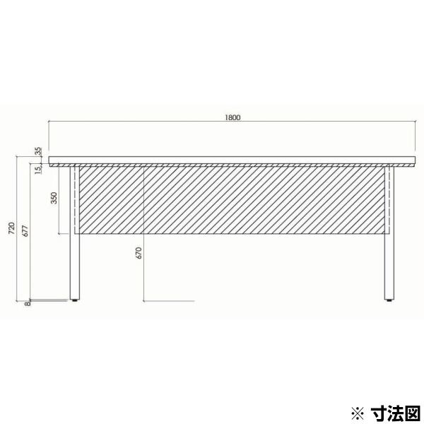 ボート型 会議テーブル セット 幅1800×奥行1100×高720mm ソファチェア 4脚  会議デスク 打ち合わせ 応接室 会議用テーブル GD-573-835｜sora-ichiban｜06