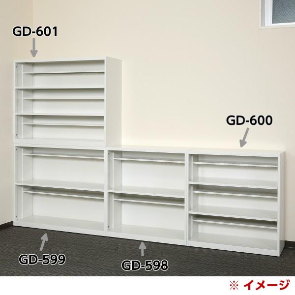 日本製 シューズロッカー 下駄箱 2段 10人用 オープンタイプ 中棚付