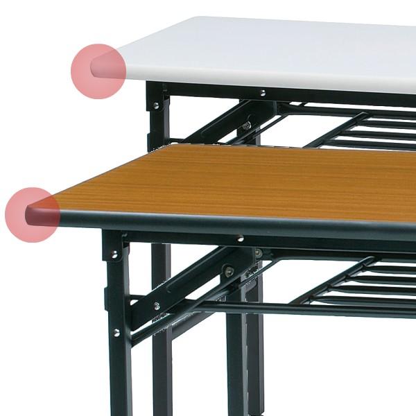 ソフトエッジ 折畳み 会議用テーブル 幅1800 奥行600 高700 会議テーブル 折りたたみテーブル 長机 会議用 オフィス家具 Gd 664 Delta Facilities オフィス家具 通販 Yahoo ショッピング