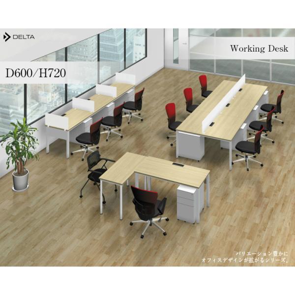 デスク W1200×D600×H720 増連SET GD-953 平机 ワークテーブル ワークデスク オフィステーブル オフィスデスク 事務机 オフィス家具 【ミニマル】