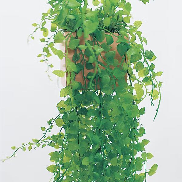 オフィスグリーン W250×H700×D250 フェイクグリーン ハンギングポット
