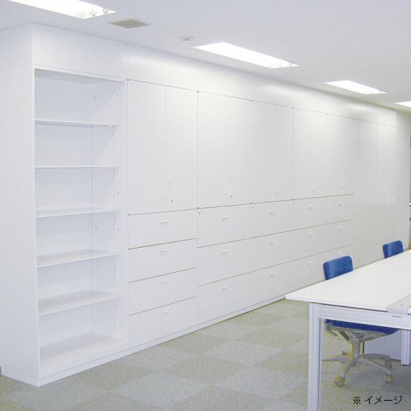 日本製 引き違い 書庫 上下置兼用 スチール製 W900×D450×H820mm 日本製 引き違い 書庫 上下置兼用 スチール製 W900×D450×H820mm