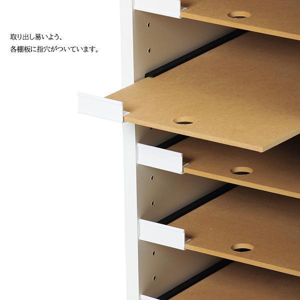 ID:G930937　レターケース１２段（木製） フロアケース A4 木製 レターケース 用紙収納 キャビネット ウッド