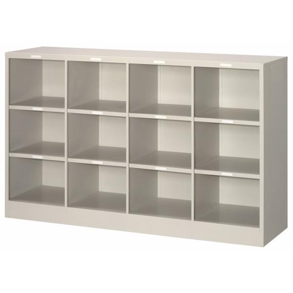 お1人様1点限り 背面ケース １２人用 オープンタイプ スクールロッカー ニューグレー色 スチールロッカー 収納 学校 教室 荷物置き 収納家具 車上渡し 日本製 Homeofmalones Com