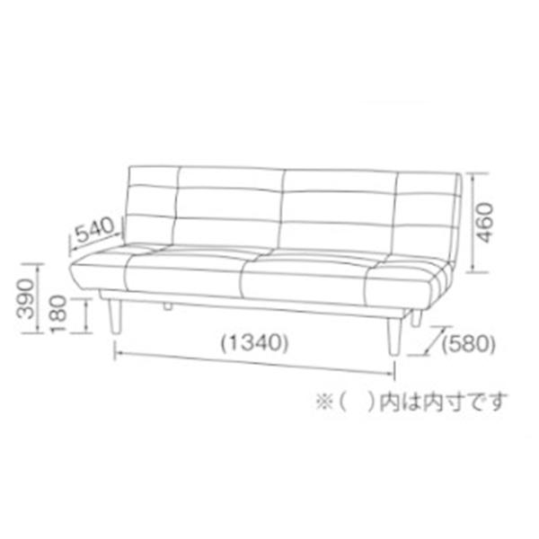 桜屋工業 ソファ 布張り ソファー ソファベッド LB-590 応接室 会議室