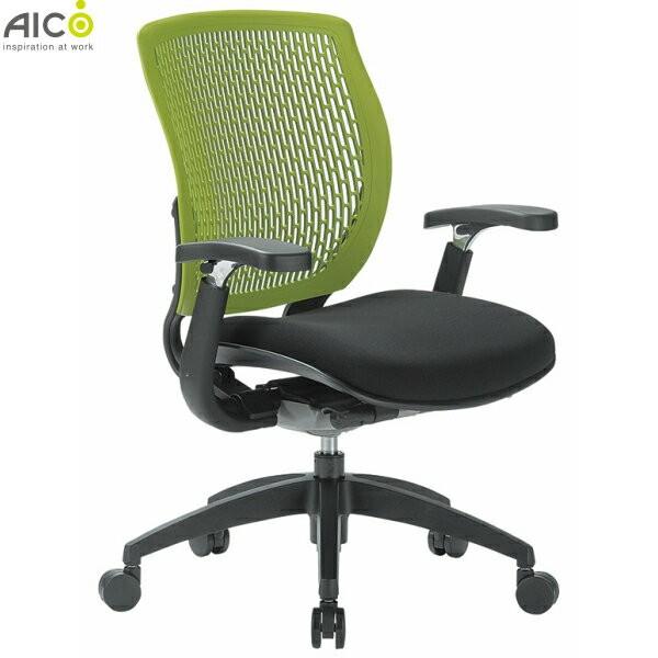 オフィスチェア 可動肘 ローバック シンクロロッキング 上下昇降 事務椅子 オフィス家具 Aico アイコ 法人様限定