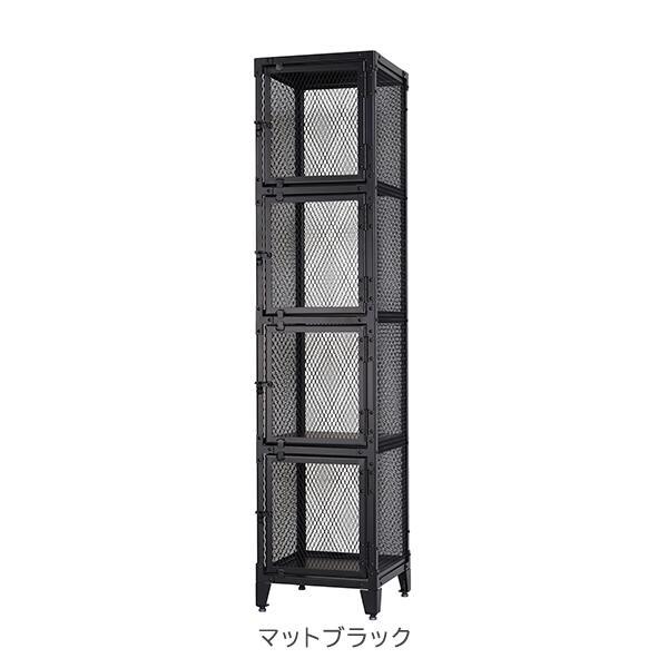 メッシュロッカー 1列4段 側面メッシュタイプ 扉付き スチール製 キャビネット ディスプレイ 収納 オフィス家具 MLシリーズ 日本製 完成品 受注生産品_3