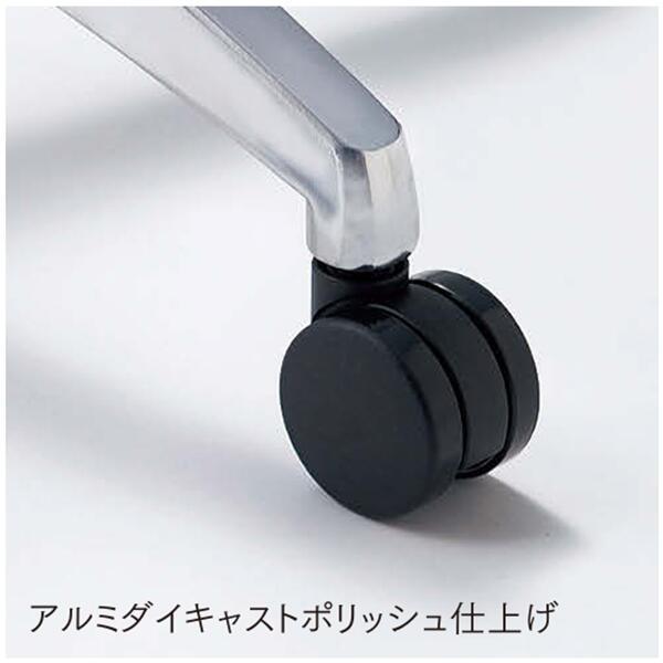 オフィスチェア ヘッドレスト アルミ脚 座メッシュタイプ 肘なし フロートシンクロロッキング デスク パソコン OA ワーク 高機能 オフィス家具 Aico 法人様限定の画像