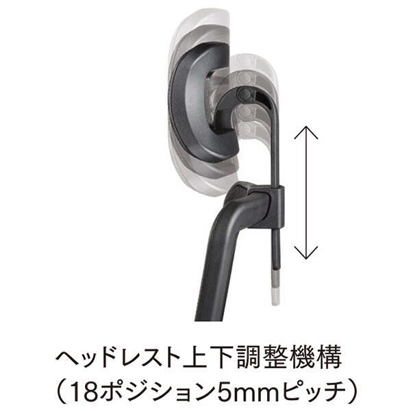 オフィスチェア ヘッドレスト アルミ脚 座メッシュタイプ 肘なし フロートシンクロロッキング デスク パソコン OA ワーク 高機能 オフィス家具 Aico 法人様限定の画像