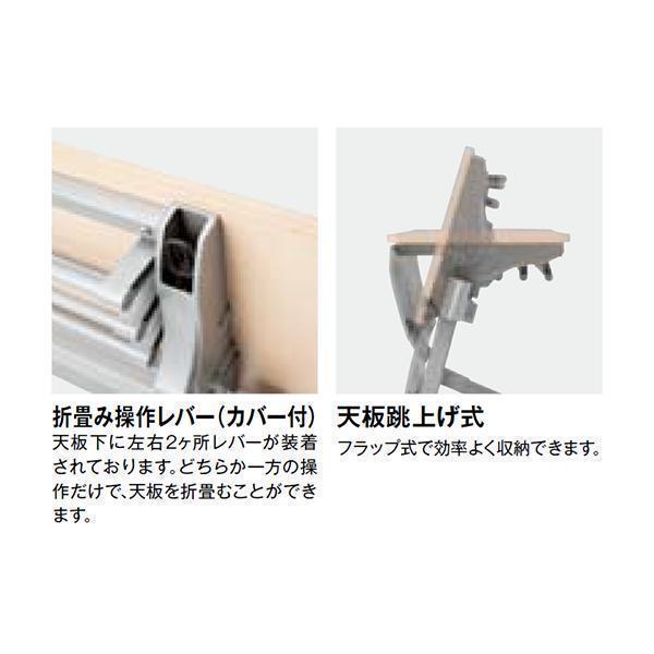 ミーティングテーブル 幅700×奥行500×高さ720mm 棚付 パネル付 キャスター付 高さ調整機能 研修テーブル 講演室 長机 セミナー オフィス家具 藤沢工業 TOKIOの画像