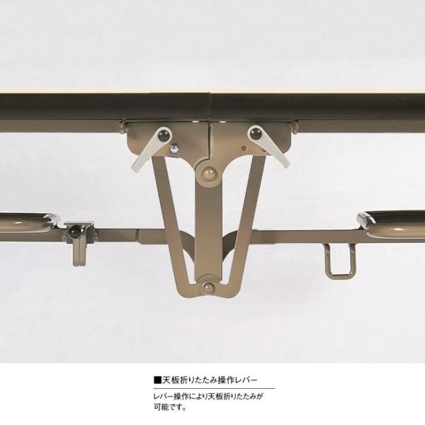 フライトテーブル 角型 ソフトエッジ 幅1800×奥行450×高さ700mm