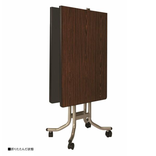 フライトテーブル 角型 ソフトエッジ 幅1800×奥行900×高さ700mm 折りたたみテーブル OS-1890S レセプションテーブル 会議用テーブル NISHIKI ニシキ工業_1