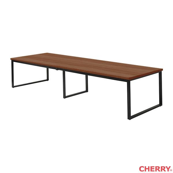 テーブル RBT-14 W3200 cherry 桜屋工業 机 大型 オフィス 会社 会議室 ミーティング 打ち合わせ ミーティング用 会議用 コワーキング フリーアドレス 業務用
