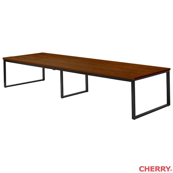 テーブル RBT-14 W4000 cherry 桜屋工業 机 大型 オフィス 会社 会議室 ミーティング 打ち合わせ ミーティング用 会議用 コワーキング フリーアドレス 業務用