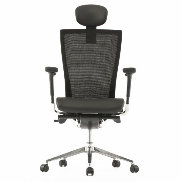 FURSYS T50エグゼクティブチェア ブラック RFC-T50EX アールエフヤマカワ RFyamakawa プレジデント 高機能 多機能 本革 レザー 回転椅子 事務椅子 オフィス家具_1