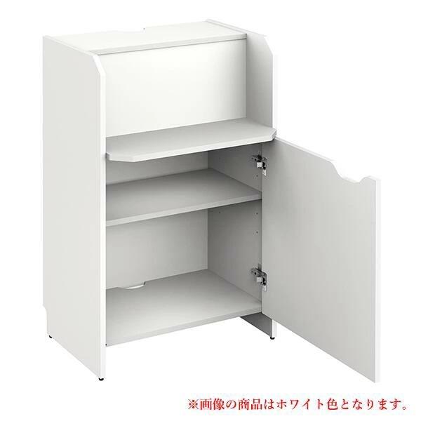 無人受付カウンター オーク RFRCB-6047OA 収納 W600xD472xH1005 受付棚