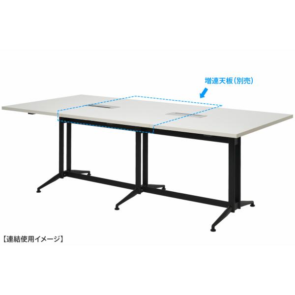 T字脚大会議テーブル 基本 ホワイト RFTMT-1310WH アールエフヤマカワ