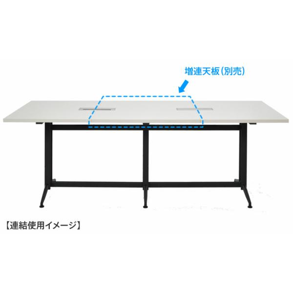 T字脚大会議テーブル 基本 ホワイト RFTMT-1310WH アールエフヤマカワ 