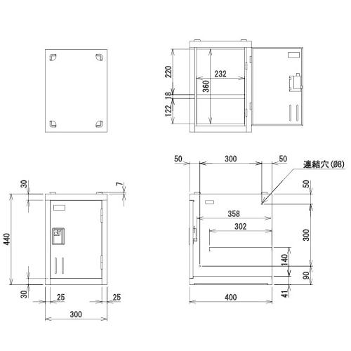 南京錠ロッカー 1人用 連結 W300×D400×H440mm ミニロッカー 南京錠ロッカー 1人用 連結 W300×D400×H440mm ミニロッカー