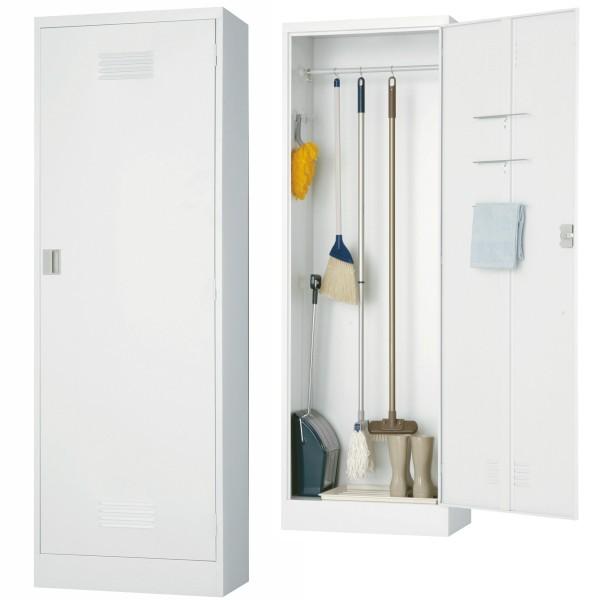 掃除用具入れ Sy 60 スチール製 オフィス家具 掃除用具ロッカー グリーン購入法適合商品 車上渡し 訳あり 日本製 掃除道具ロッカー